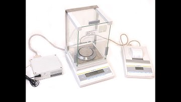 Sartorius BP211D Digital Analytical Lab Scale 210g x 0.01mg w/ YDP030CE Printer and Adapter