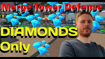 I Tried Beating Merge Tower Defense With ONLY Diamonds part 1
