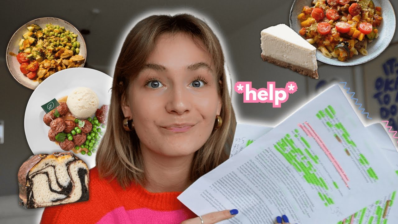 WHAT I EAT IN A WEEK (während Prüfungsphase🥲)