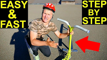 How to Grind a Rail on a Scooter! EASY & FAST✅‼️