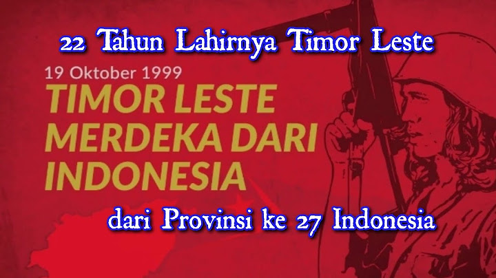 Berikut merupakan partai-partai yang menginginkan integrasi Timor Timur dengan Indonesia kecuali