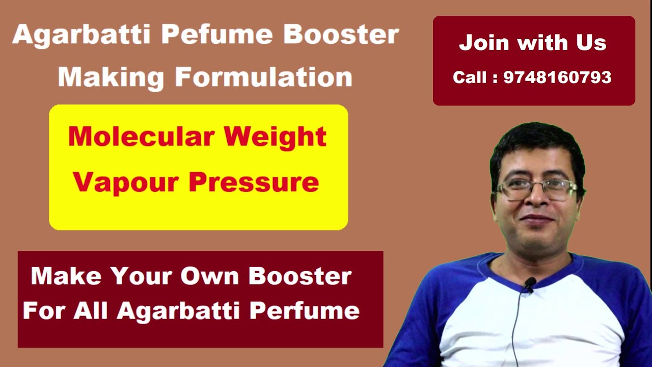 Agarbatti perfume booster making formulation for all perfume