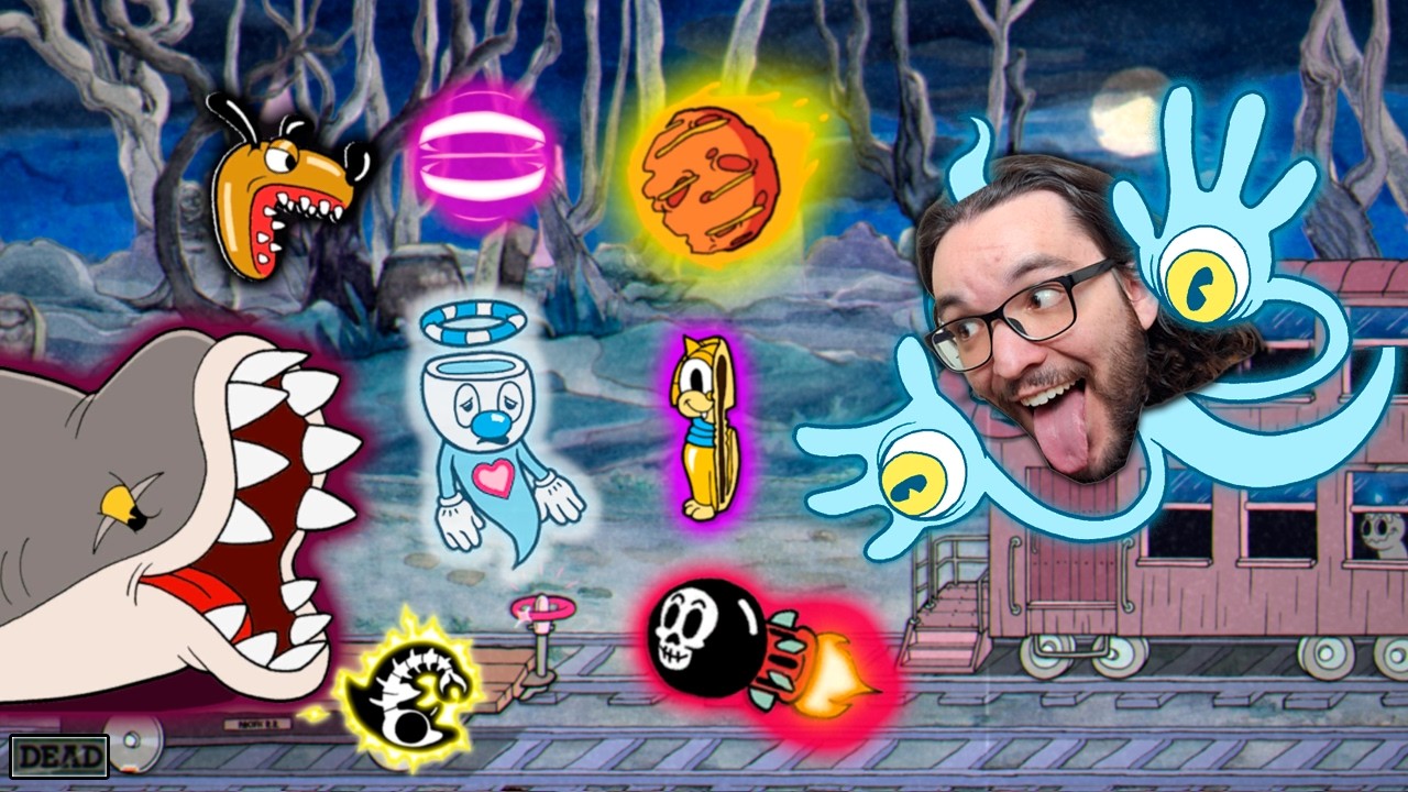 Cuphead Mas Os ATAQUES Dos CHEFES São ALEATÓRIOS!!