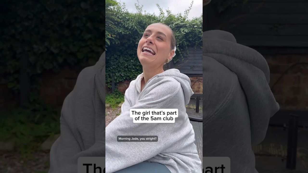 The girl that&rsquo;s part of the 5am club