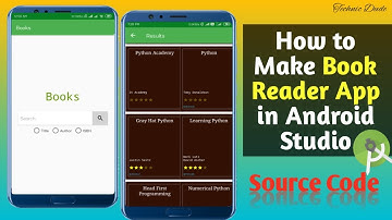 How to Make Book Reader App in Android studio || Book Listing App Project