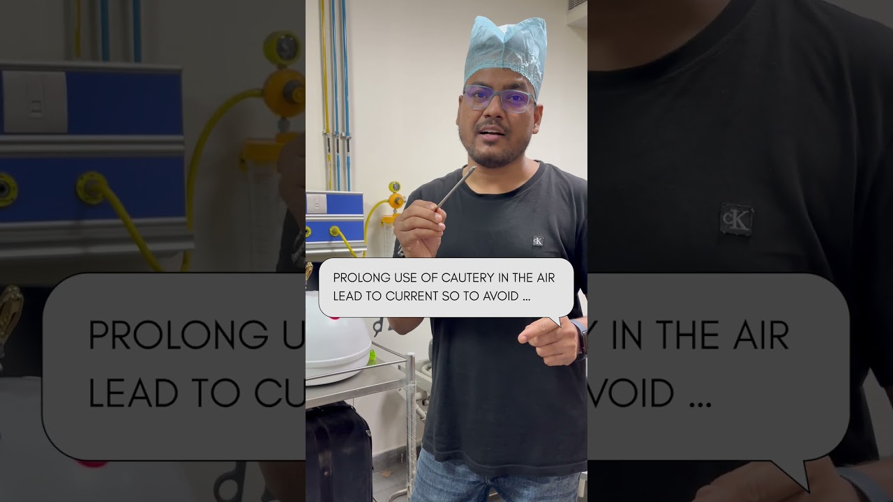 For surgical practitioner - how to use cautery to avoid current 