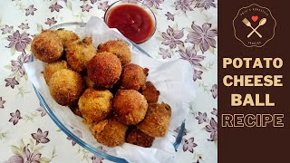 Crispy and cheesy potato ball recipe | Crispy & cheesy potato snacks | potato cheese ball | snacks