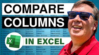 MrExcel's Learn Excel #741 - Compare Columns
