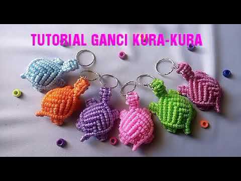 TUTORIAL GANTUNGAN  KUNCI  KURA KURA DARI  TALI  KUR  TERBARU 