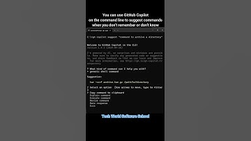 GitHub Copilot AI in the CLI to Suggest Commands #aitips #productivityhacks