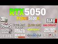 RTX 5050 + Ryzen 5 5600x - Test in 16 Games 1440p