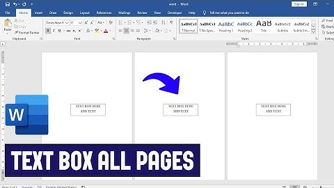 Hoe u automatisch een tekstvak op meerdere pagina