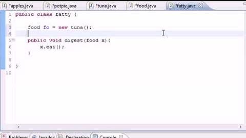 Java Programming Tutorial   58   Abstract and Concrete Classes   YouTube