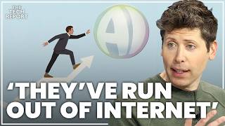 AI Bubble: ‘AI companies have run out of internet.’ | David Gerard