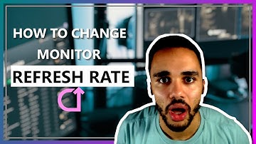 How to Change Monitor Refresh Rate (hz) in Windows 10!