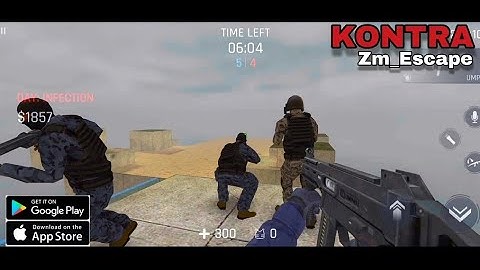 Kontra Multiplayer Fps - Zombie Escape Mode Android Gameplay PLEASE SUBSCRIBE 🙏