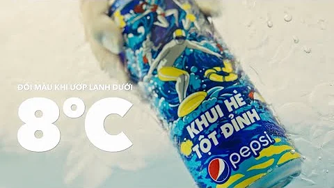 Pepsi phiên bản mùa hè - Đổi màu khi ướp lạnh