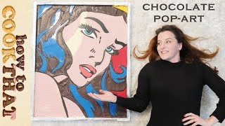 CHOCOLATE Wonder Woman Pop Art | Ann Reardon | Roy Lichtenstein