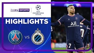 PSG 4-1 Club Brugge | Champions League 21/22 Highlights