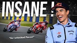 Marc Marquez Didn't Expect to Attack Pecco Bagnaia | MotoGP News #frenchgp