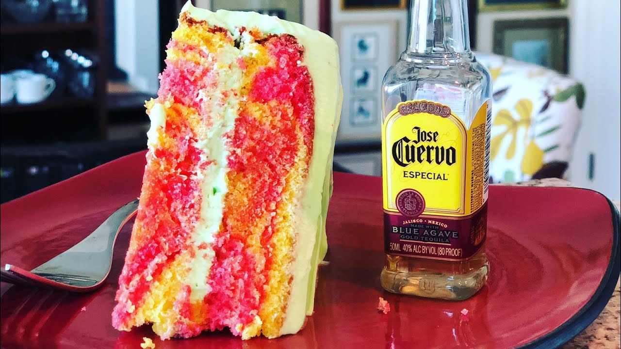 Dan Sheppard Makes a Tequila Sunrise Cake YouTube