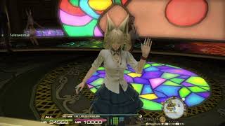 FF14 GRANSEEDS Ballroom Etiquette - The Bee's Knees / Gold Paper Parasol