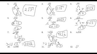 20-2 simplifying radicals