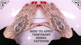 How to Apply Temporary Henna Tattoos! screenshot 4