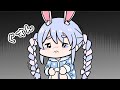 【手描き】ぺこら、ママに太ったと言われて傷ついた話【兎田ぺこら/ホロライブ切り抜き】【切り抜き漫画】