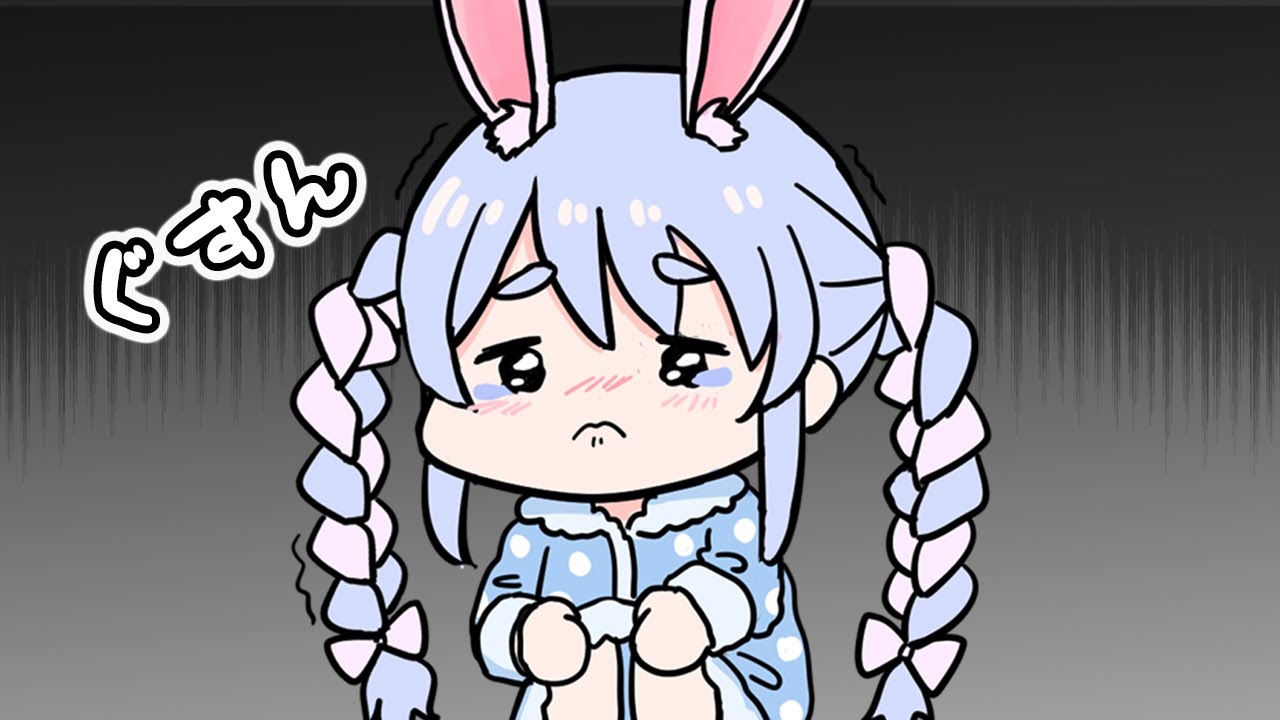 【手描き】ぺこら、ママに太ったと言われて傷ついた話【兎田ぺこら/ホロライブ切り抜き】【切り抜き漫画】