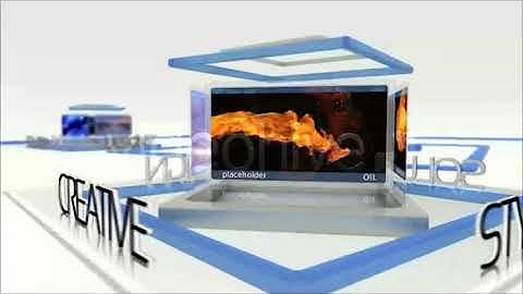 Elegant IT cubes | After Effects Video Displays - Envato elements