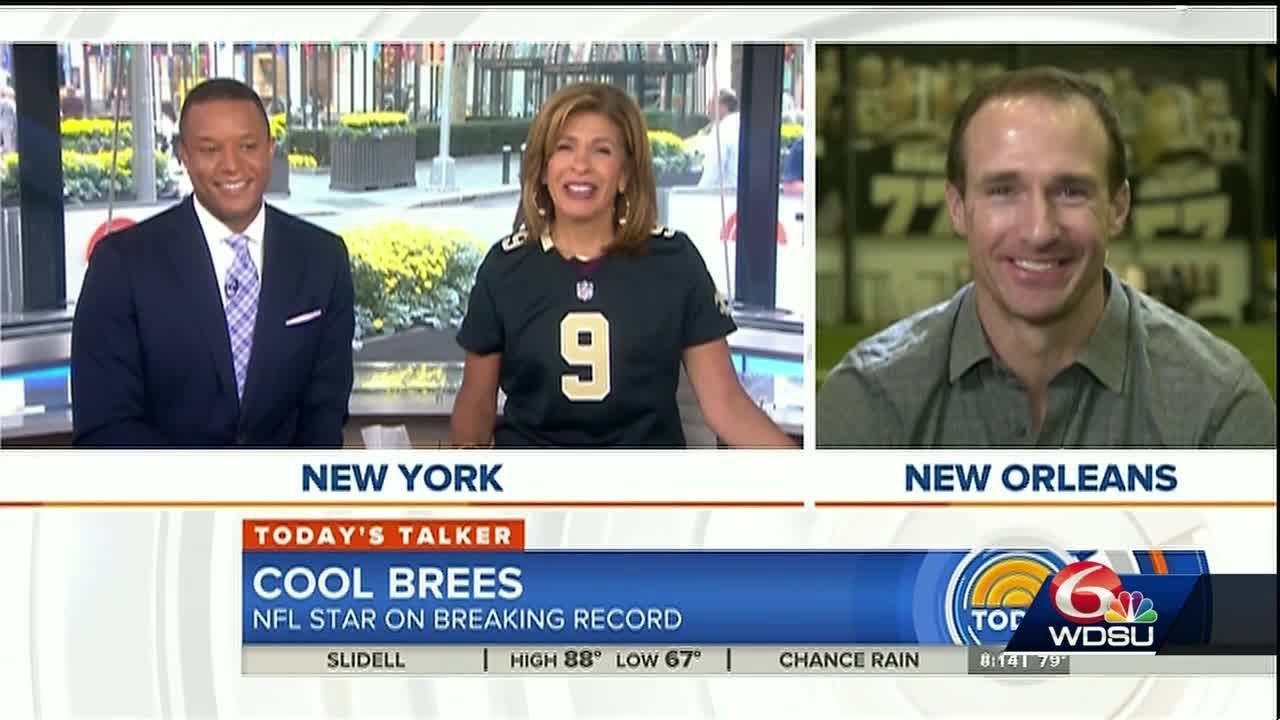 Hoda Kotb gets emotional interviewing New Orleans Saints QB Drew Brees