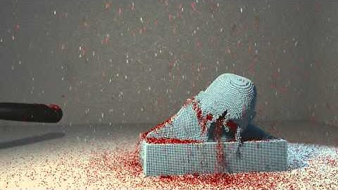 Blender Molecular Add-on Test [Warning-Simulated Gore]