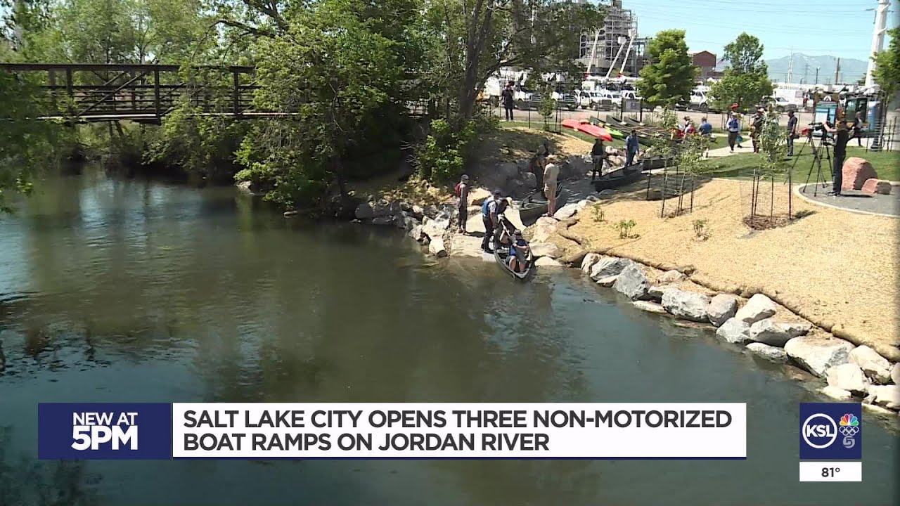 SLC Opens New Ramps to Make Jordan River Boating Easier YouTube
