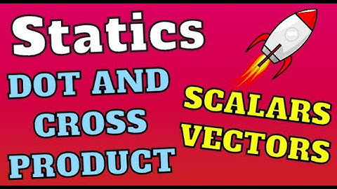 Mechanics/Statics: Intro to Scalars and Vectors, Vector Operations, Dot/Cross Product, Unit Vector