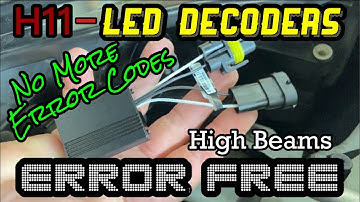 Hoe LED-decoders te installeren | Weerstanden - Foutloos H11-grootlicht 😎