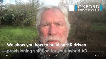HR Driven #Provisioning for #HybridIdentity - video #training