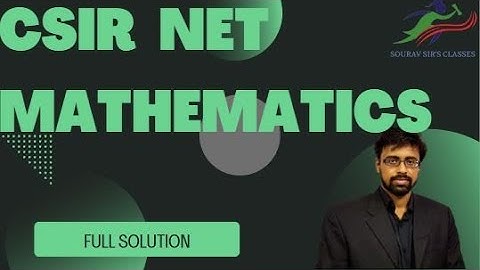 Q 28 29  CSIR Maths  JUNE 2020 FULL SOLUTION WITH   PROPER EXPLANATION