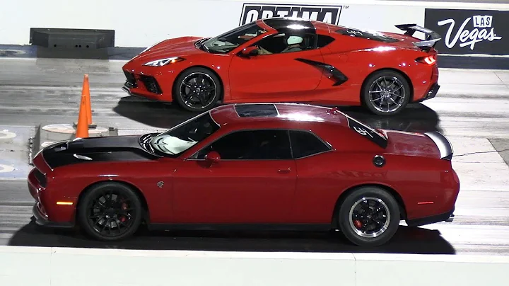 Hellcat vs C8 Corvette