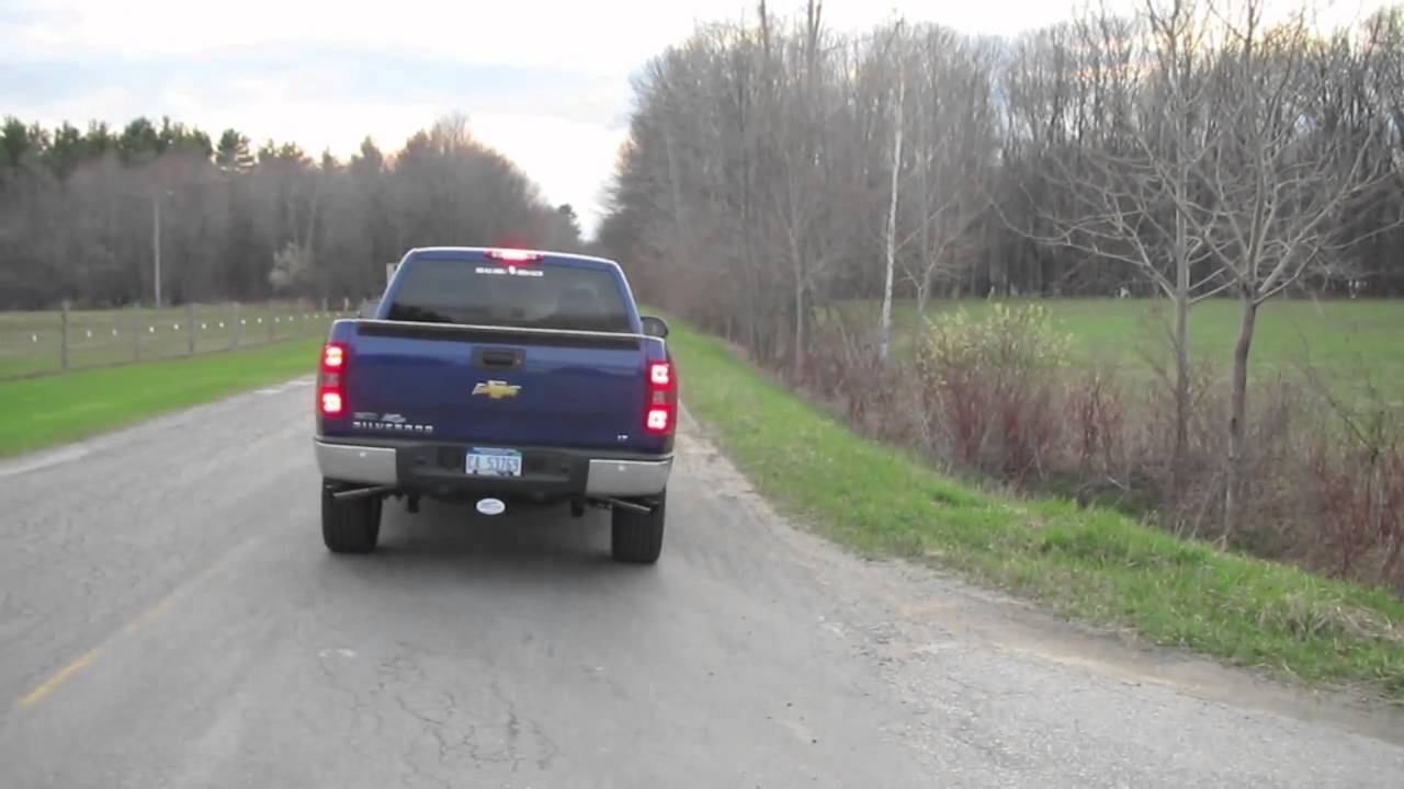 Chevy Silverado Gibson Dual Exhaust - YouTube