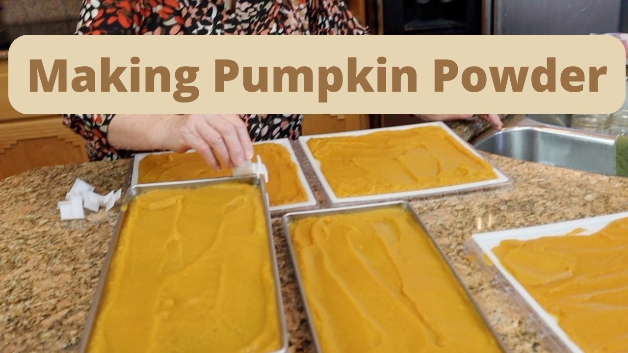 Making Pumpkin Powder