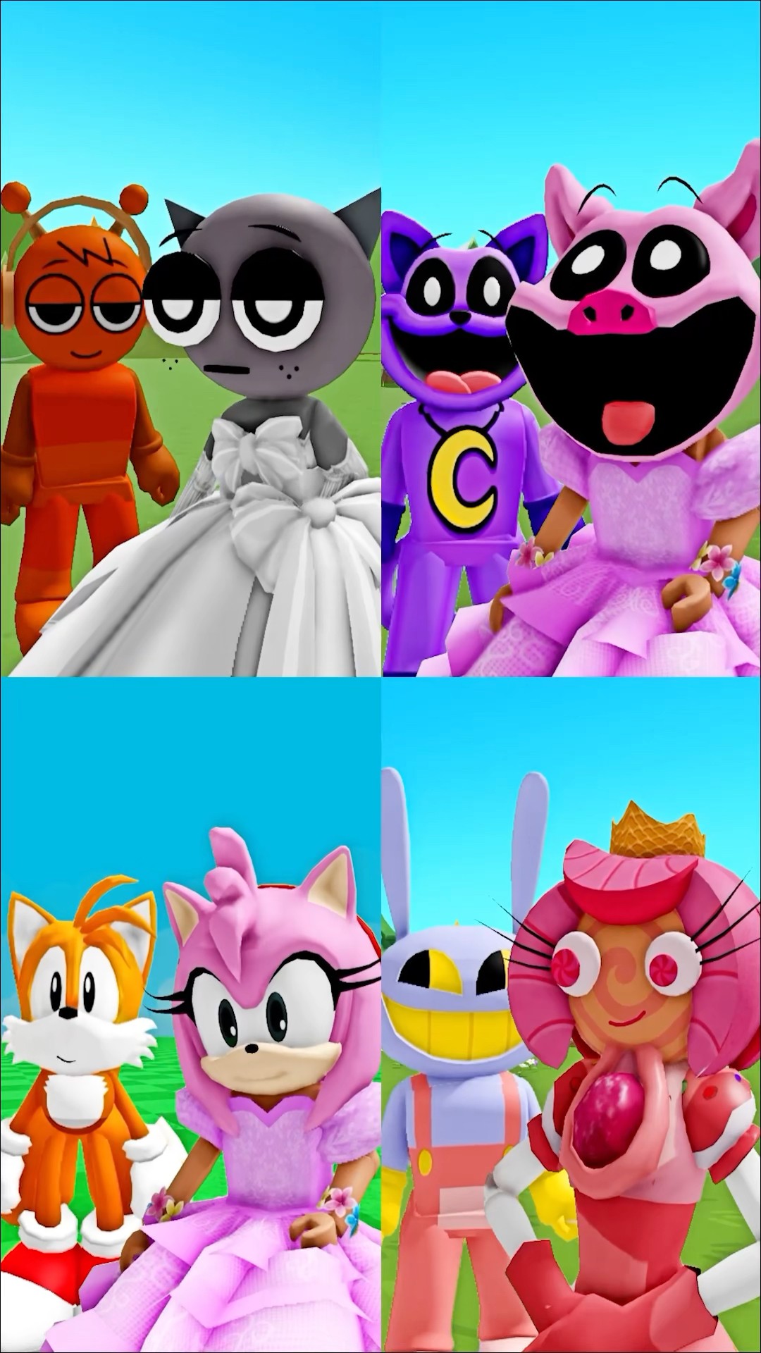 QUEEN NEVER CRY 2 #incredibox #sprunki #digitalcircus #sonic #mario #shin #pomni #catnap #amy