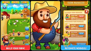 Idle Farmer Inc. - Tycoon Simulation Game Mobile Game | Gameplay Android & Apk screenshot 1