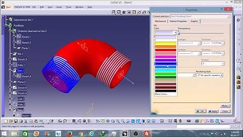 Catia V5: Elbow pipe with external thread Tutorial Part 2