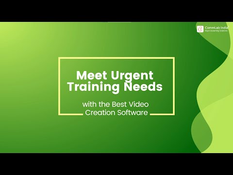 Meet Urgent Training Needs with the Best AI Video Software