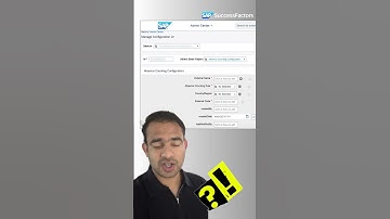 What is Manage Configuration UI in SuccessFactors?