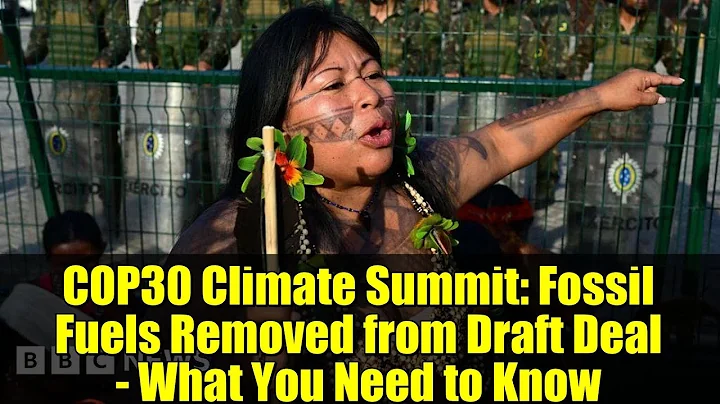 COP30 Climate Summit: Fossil Fuels Removed from Draft Deal - What You Need to Know