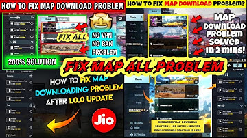 How To Download Maps In PUBG Mobile 🔥 Fix PUBG Map Download NAN Problem & Resource Pack Error #fix