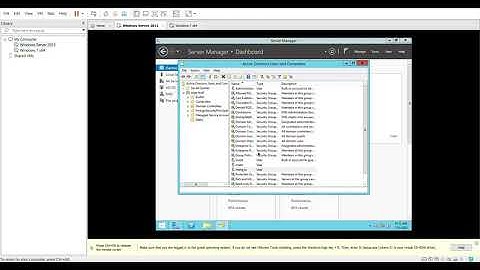 របៀបបង្កើត User Group នឹង OU នៅក្នុង Windows Server 2012 R2