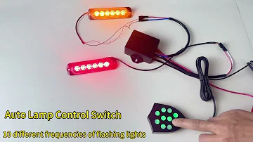 10 sound AUTO Lamp Control Switch different frequencies of flashing lights